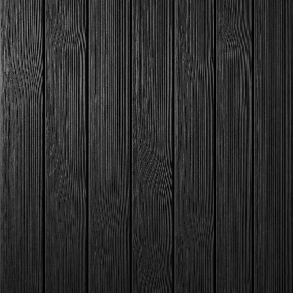 Carbon Black Linear cladding