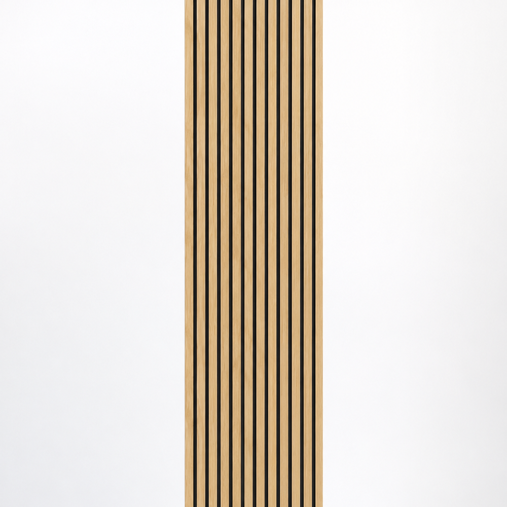 White oak acoustic wall panel